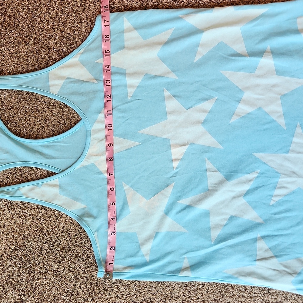 Under Armour Blue and White Star Tank Top - Picture 7 of 12
